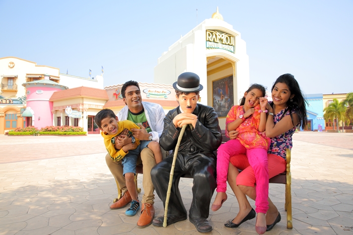 Scenic view of Ramoji Film City, a leading holiday destination in Hyderabad